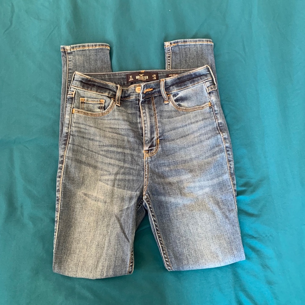 hollister ultra high-rise super skinny jeans